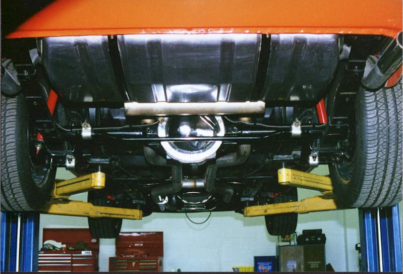 View from the rear, shiny isn't it?